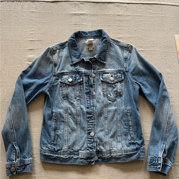 J. Crew Jackets & Blazers - J. Crew Light Blue Denim Jacket